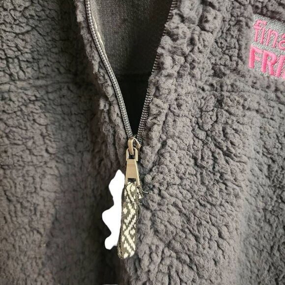 Boxercraft Finally Friday Gray Custom Sherpa Pullover Size Large - Picture 5 of 12